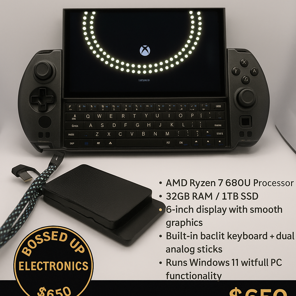 GPD Win 4 Handheld Gaming PC – 32GB RAM / 1TB SSD – Portable Windows Consoles