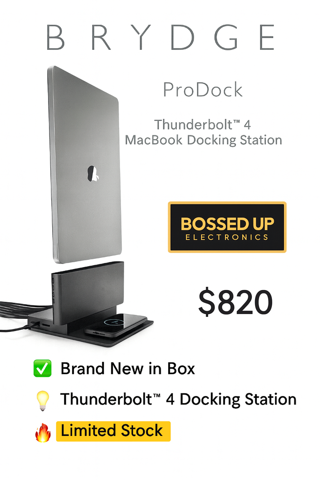 Brydge ProDock Thunderbolt 4