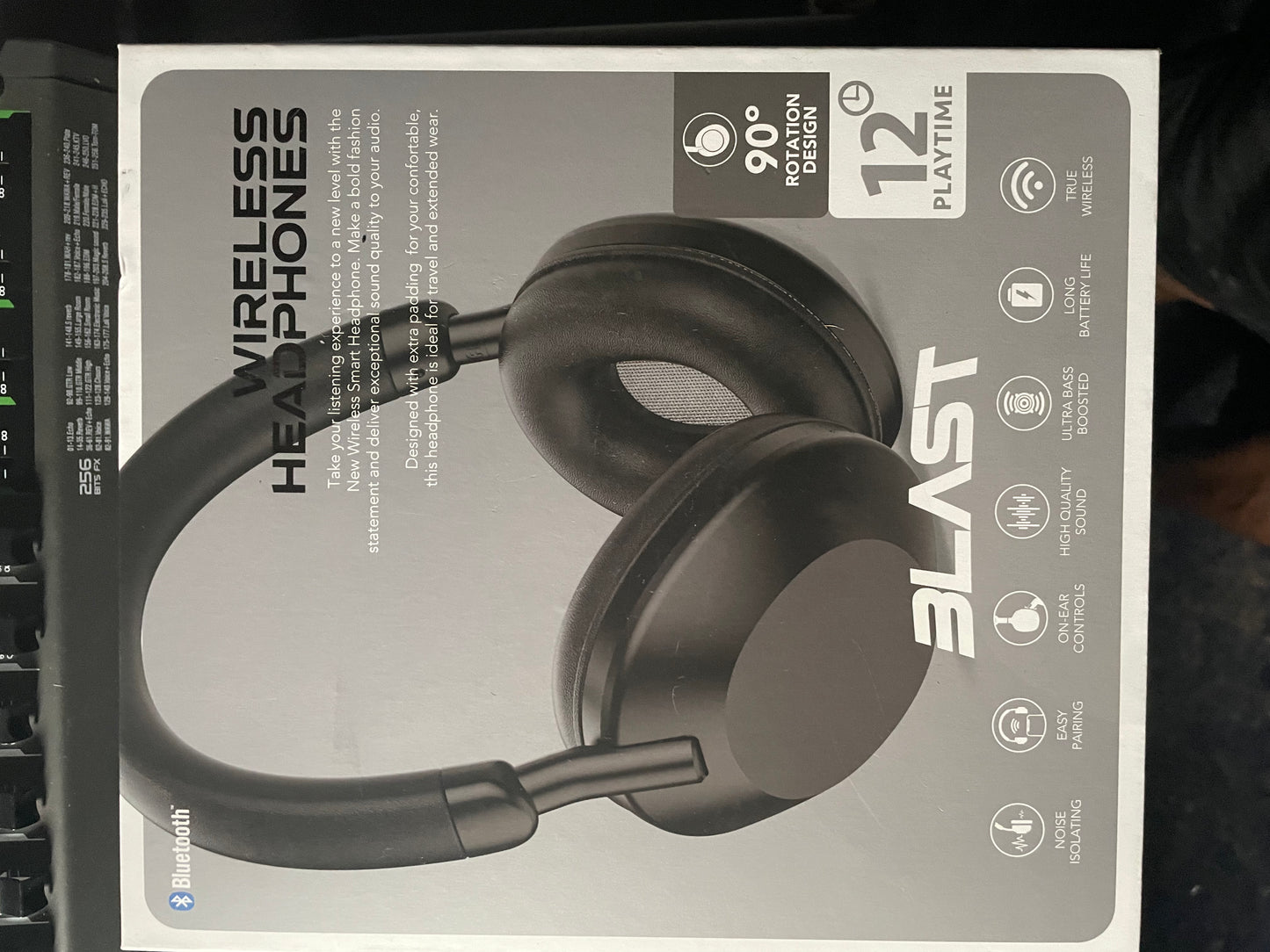 Blast Wireless Headphones with Bass Boost – Premium Sound & Comfort