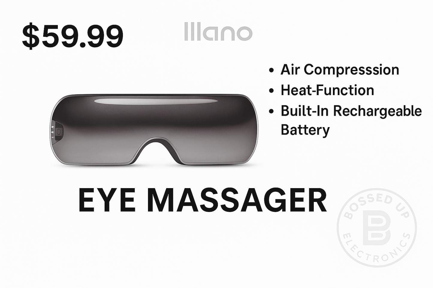 Ilano Eye Massager – Relaxation & Stress Relief