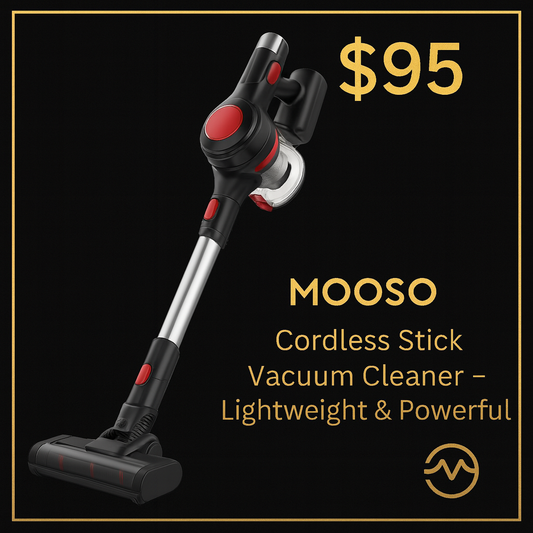 MOOSOO XL-618A Cordless Stick Vacuum Cleaner – Lightweight & Powerful