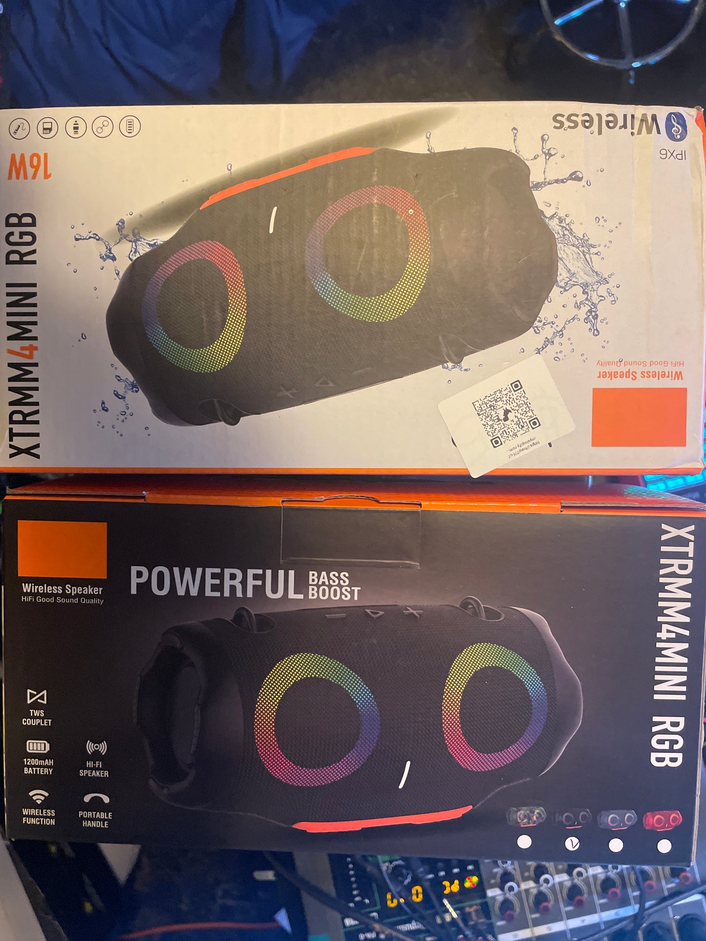 Xtrm4Mini RGB Wireless Bluetooth Speaker – Powerful Bass Boost