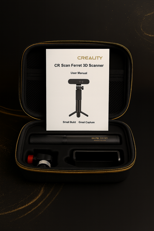 Creality CR-Scan Ferret 3D Scanner – Portable Handheld with Case & Accessories