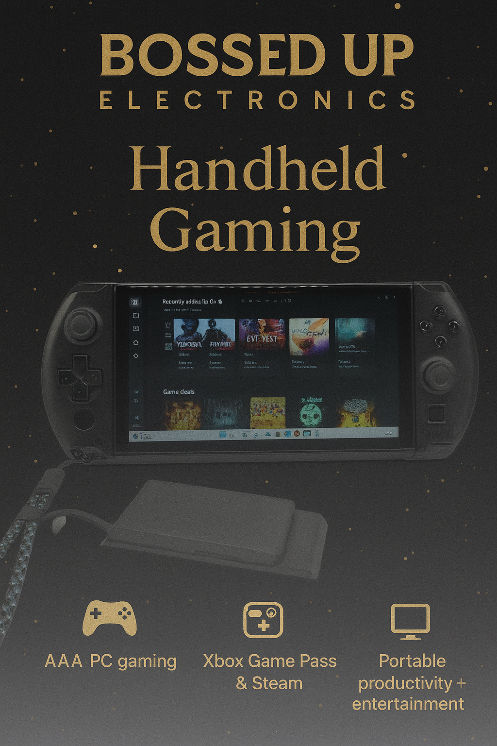 GPD Win 4 Handheld Gaming PC – 32GB RAM / 1TB SSD – Portable Windows Consoles
