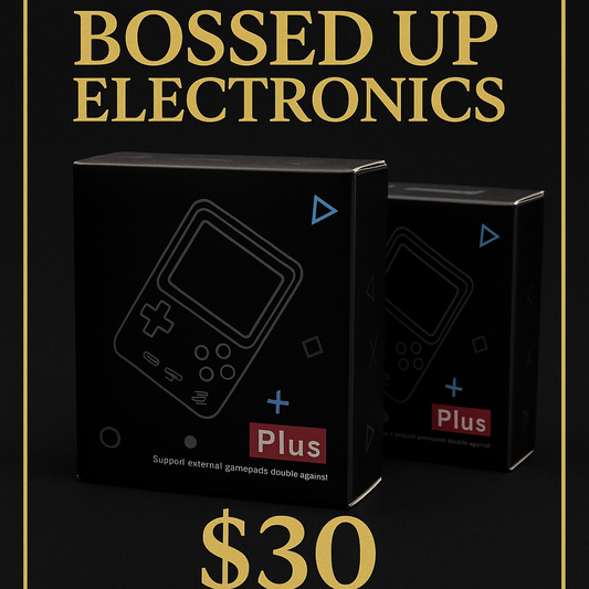 Retro Handheld Game Console Plus – 3.0” LCD – Built-in Classic Games
