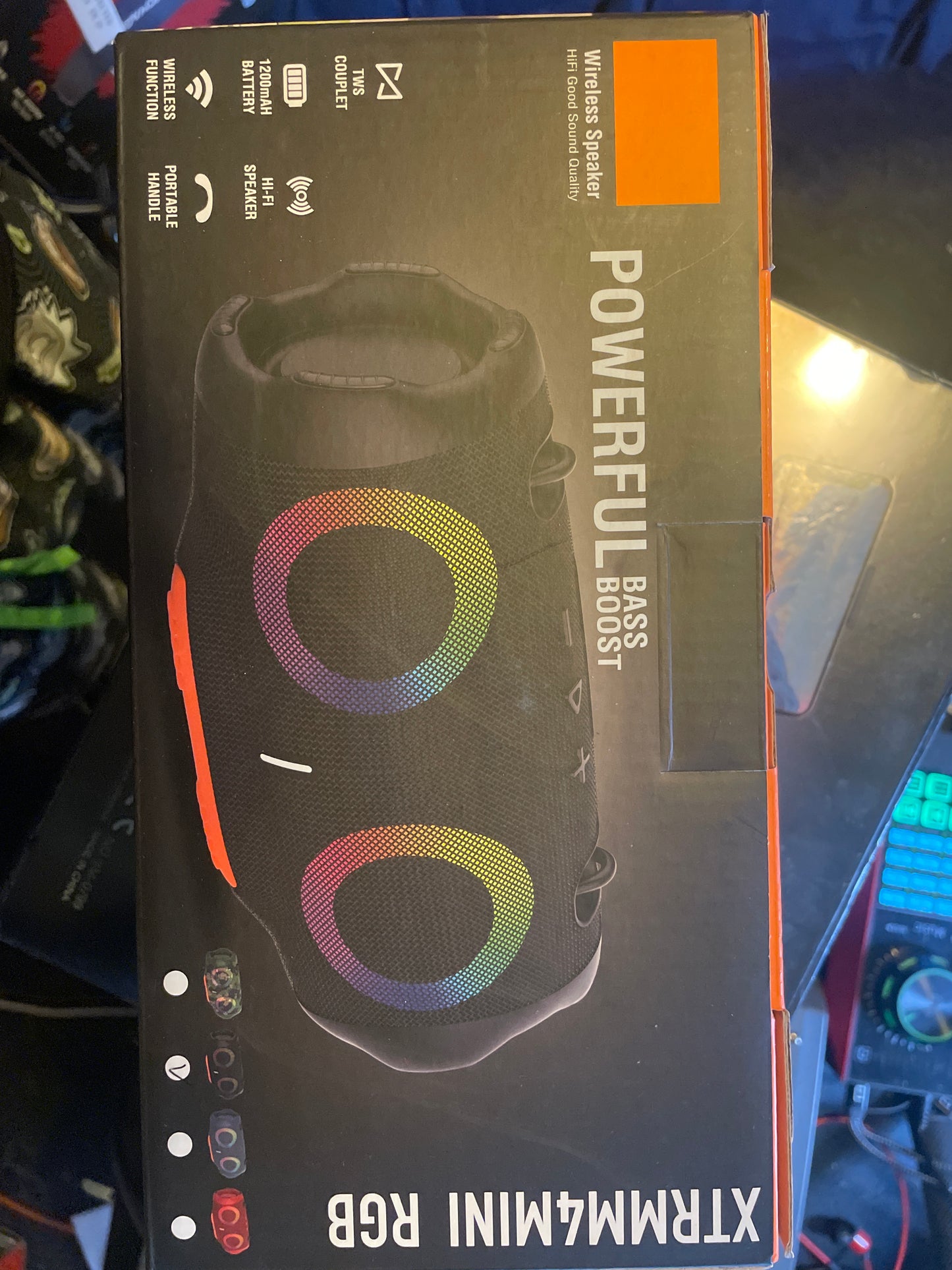 Xtrm4Mini RGB Wireless Bluetooth Speaker – Powerful Bass Boost