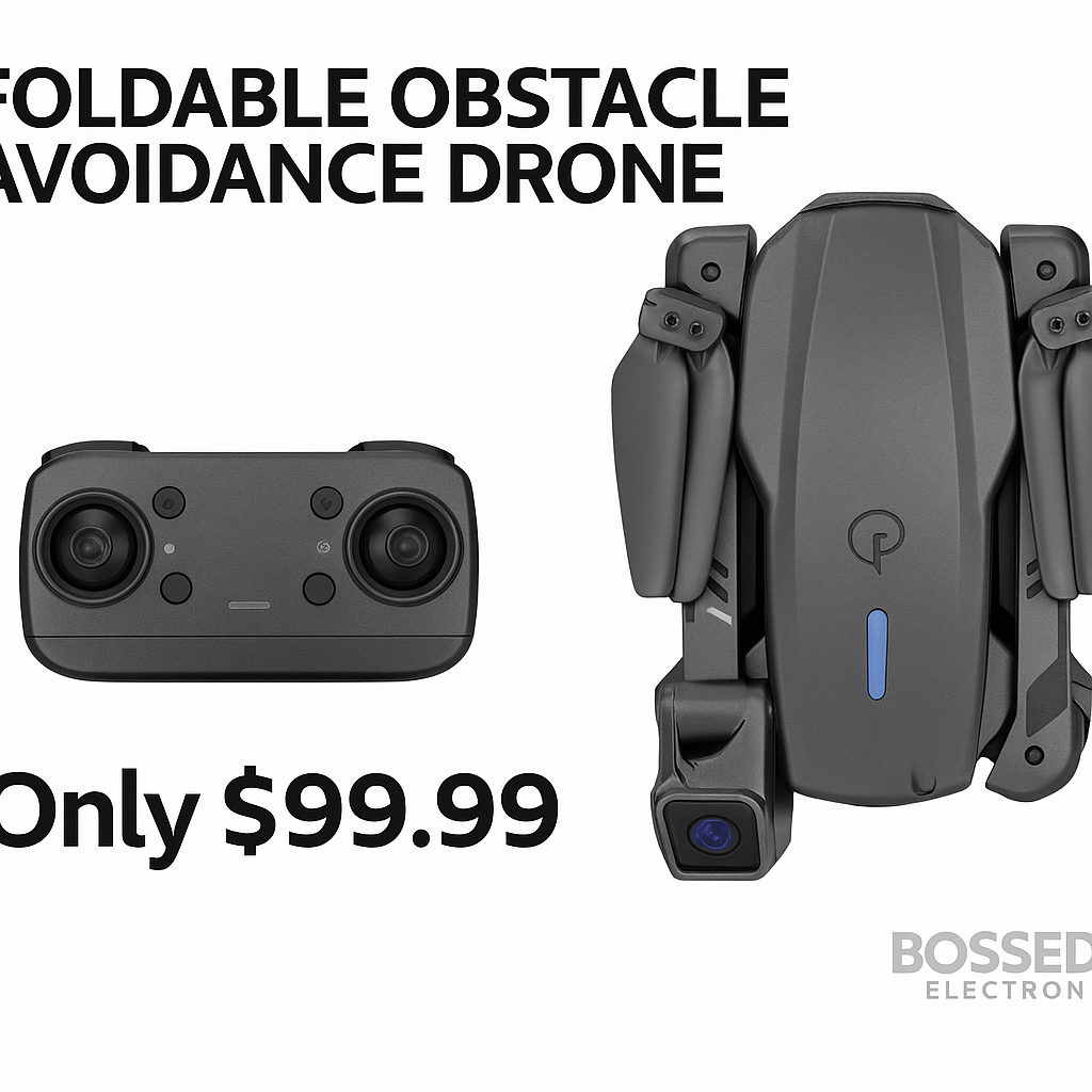 🚁 Foldable Obstacle Avoidance Drone – Compact & Powerful 🚁