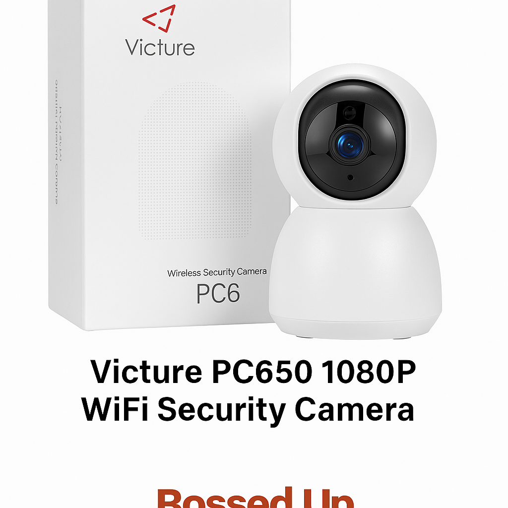 Victure PC650 1080P WiFi Security Camera – Smart Motion Detection & Two-Way Audio