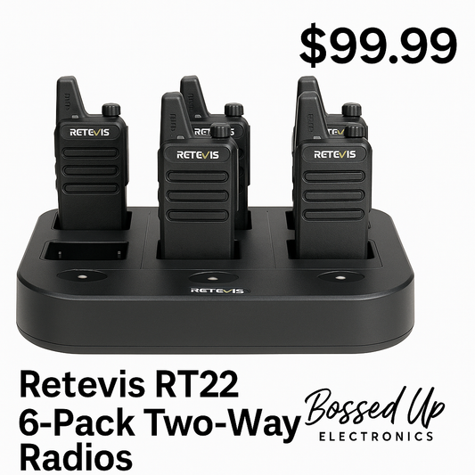 🔹 Retevis RT22 6-Pack Two-Way Radios (Open Box)