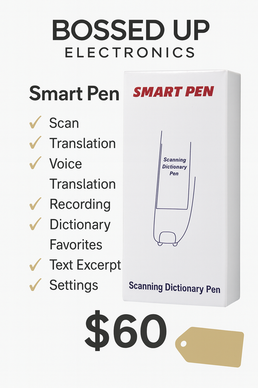 Smart Scanning Dictionary Pen – Instant Translator & Reader