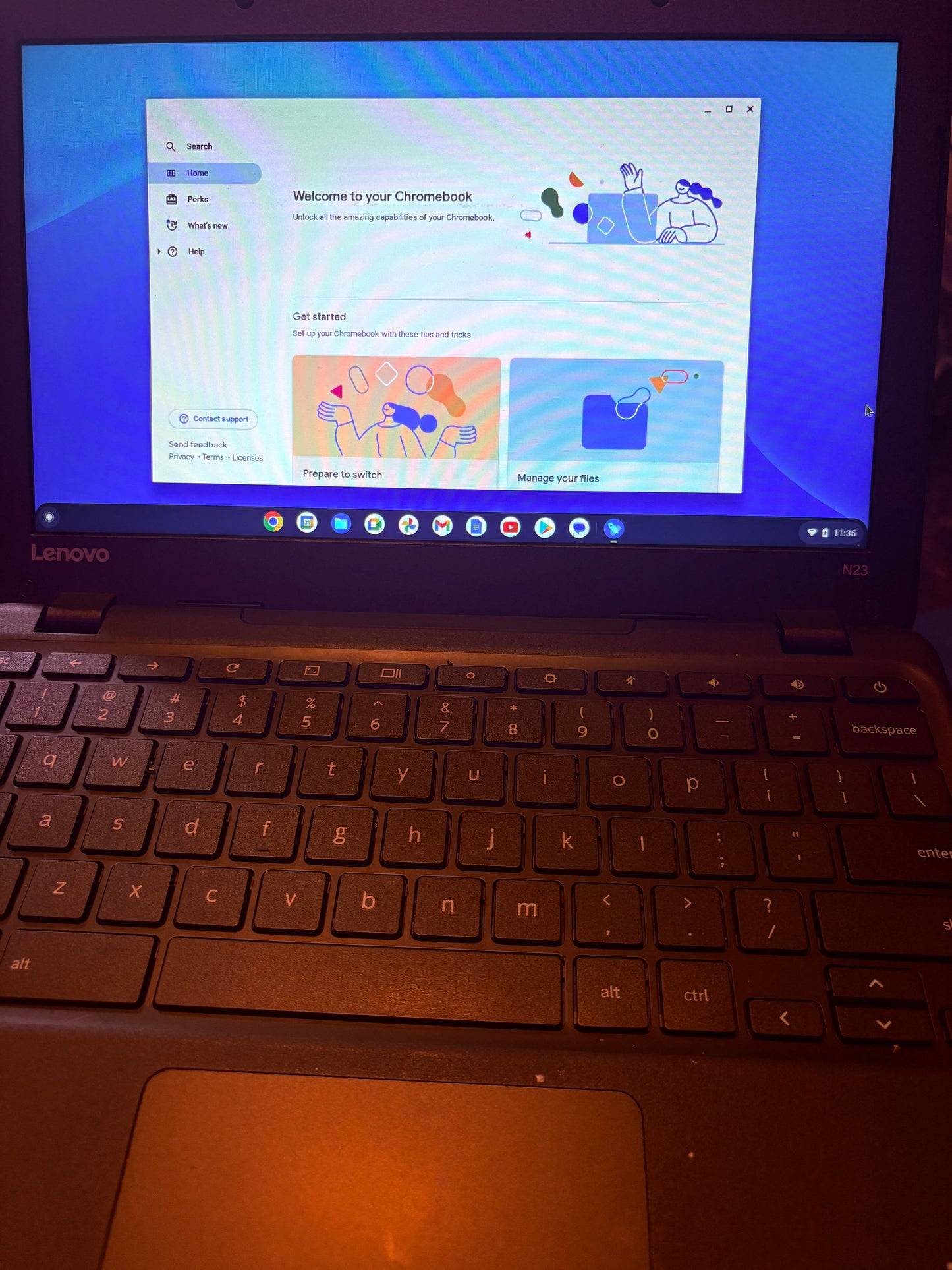 Lenovo N23 Chromebook – Refurbished & Wiped – Perfect for Kids