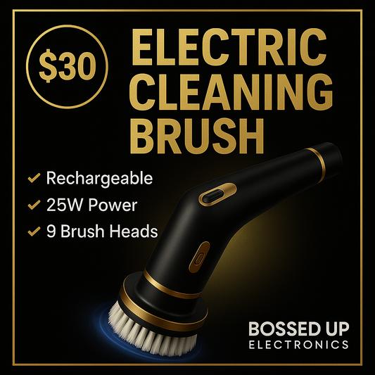 9-in-1 Rechargeable Electric Cleaning Brush – Multi-Surface Power Scrubber (25W)