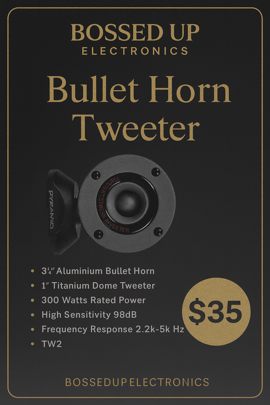 Pyramid TW28 Bullet Horn Tweeters (Pair) – 300W Rated Power