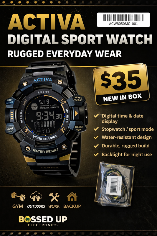 ACTIVA Digital Sport Watch – Rugged Everyday Wear