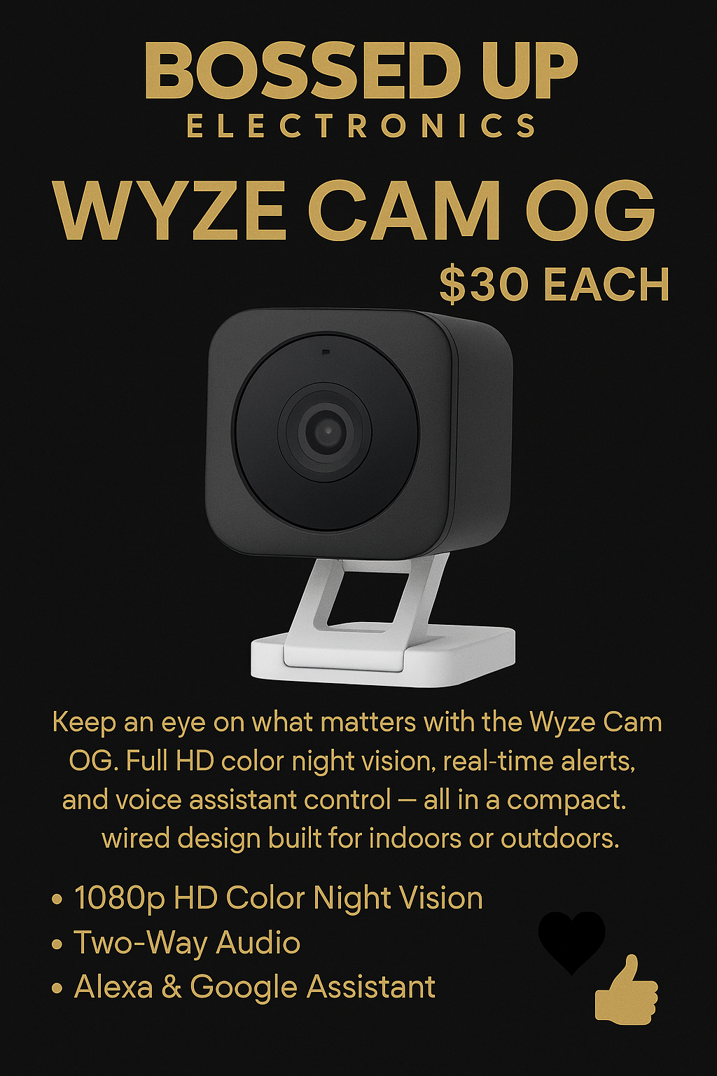 🔹 Wyze Cam OG