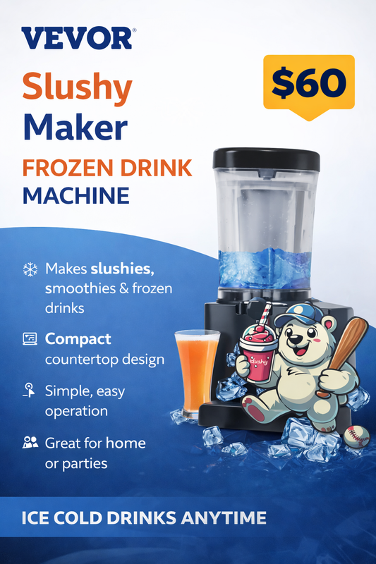 VEVOR Slushy Maker – Frozen Drink Machine