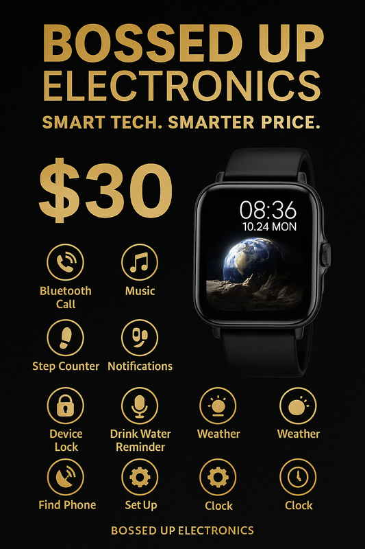🖤 Bossed Up Smart Watch – Smart Tech. Smarter Price. 💰