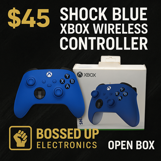 Shock Blue Xbox Wireless Controller – Open Box (Like New)