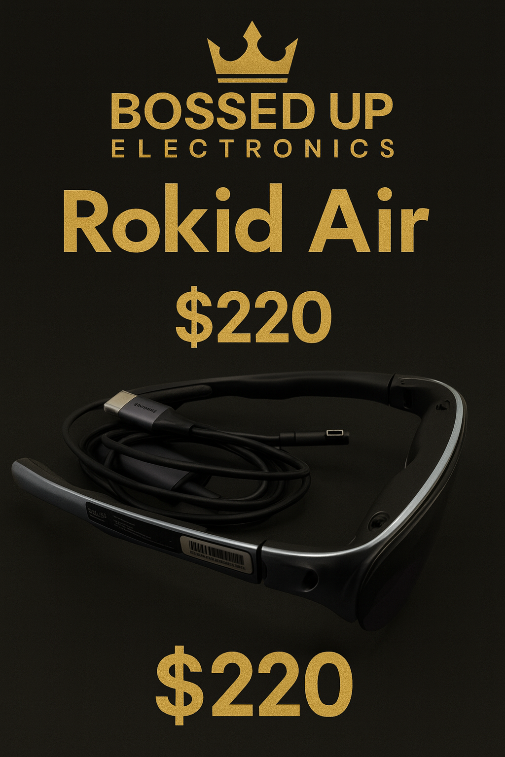 Rokid Air AR Glasses – Lightweight Augmented Reality Smart Glasses with Case
