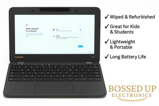 Lenovo N23 Chromebook – Refurbished & Wiped – Perfect for Kids